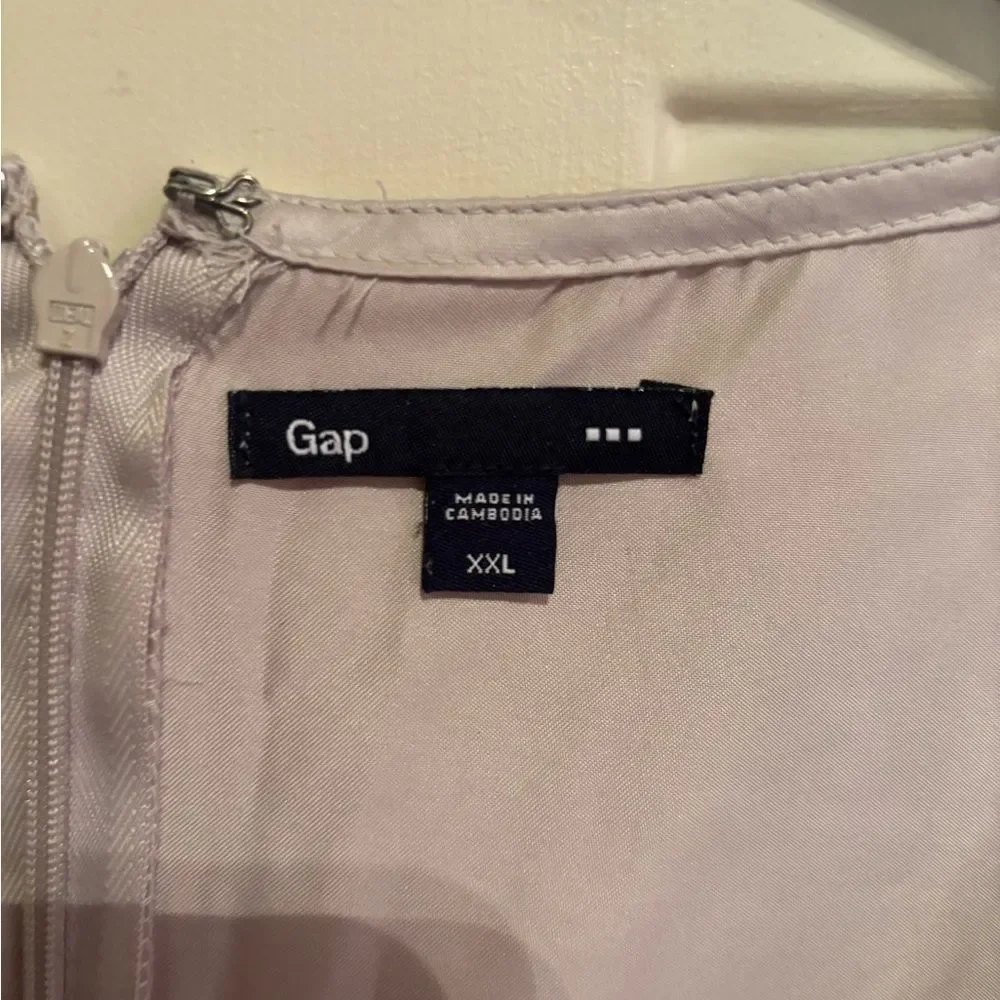 GAP Silver Layered Ruffle Tank Top - Picture 4 of 5
